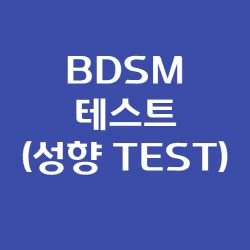 BDSM 테스트 사이트